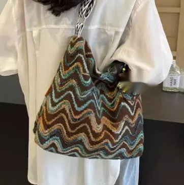 Womens Casual Ethnic-Style Embroidered Crossbody Shoulder Bag Angel Wishes