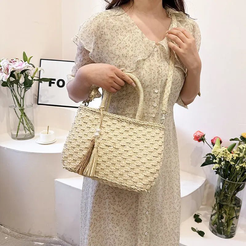 Fashion Woven Handbags Angel Wishes