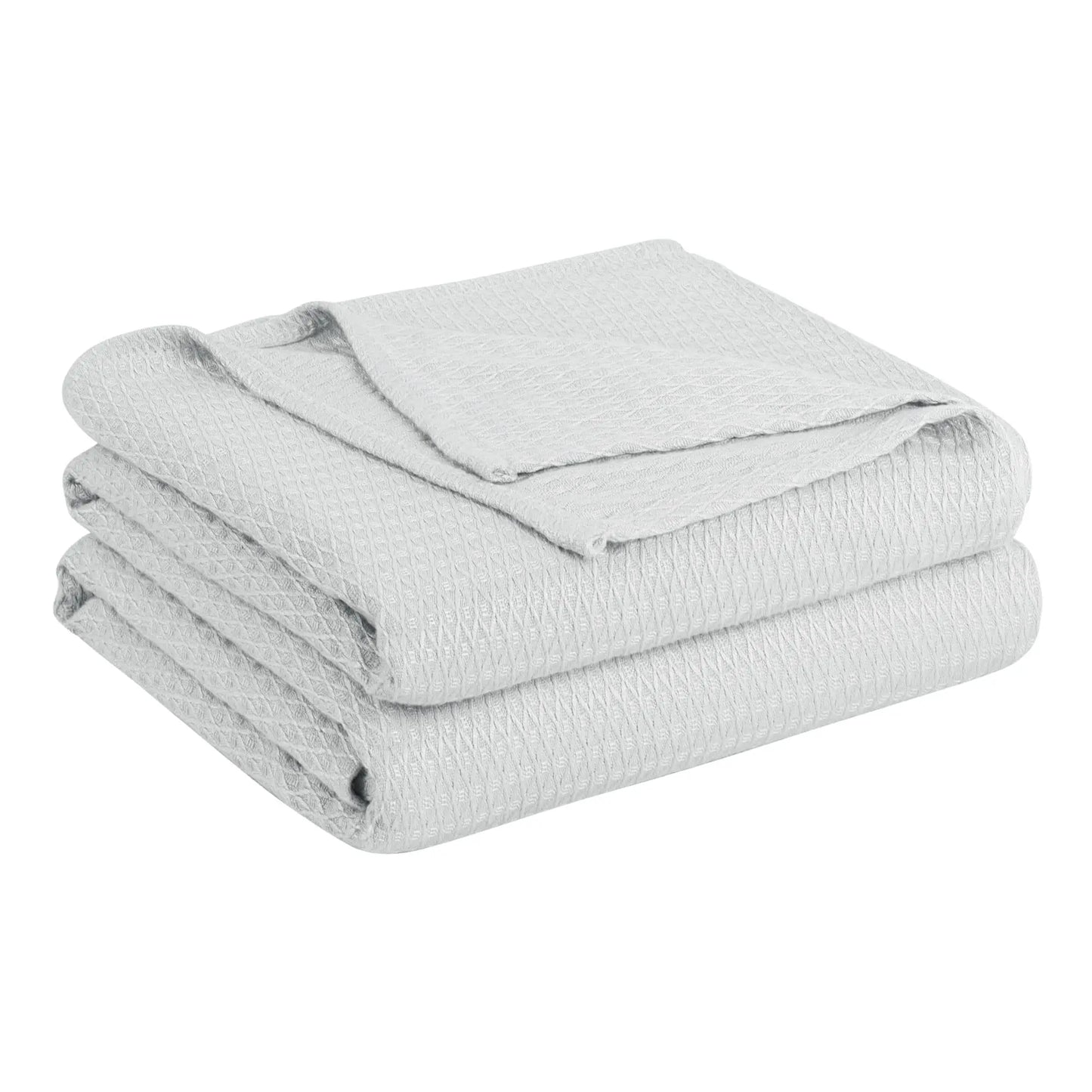 PiccoCasa Cooling Bamboo Blanket All Seasons Breathable for Hot Sleepers, Soft and Lightweight for Bed, Sofa Thin Blanket Summer Keep Cool Light Gray Single 150x200cm Angel Wishes