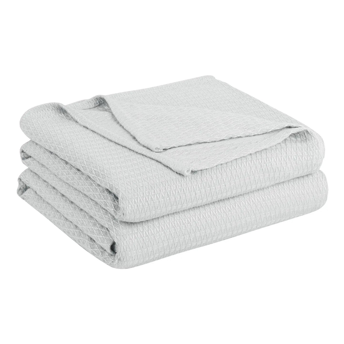 PiccoCasa Cooling Bamboo Blanket All Seasons Breathable for Hot Sleepers, Soft and Lightweight for Bed, Sofa Thin Blanket Summer Keep Cool Light Gray Single 150x200cm Angel Wishes