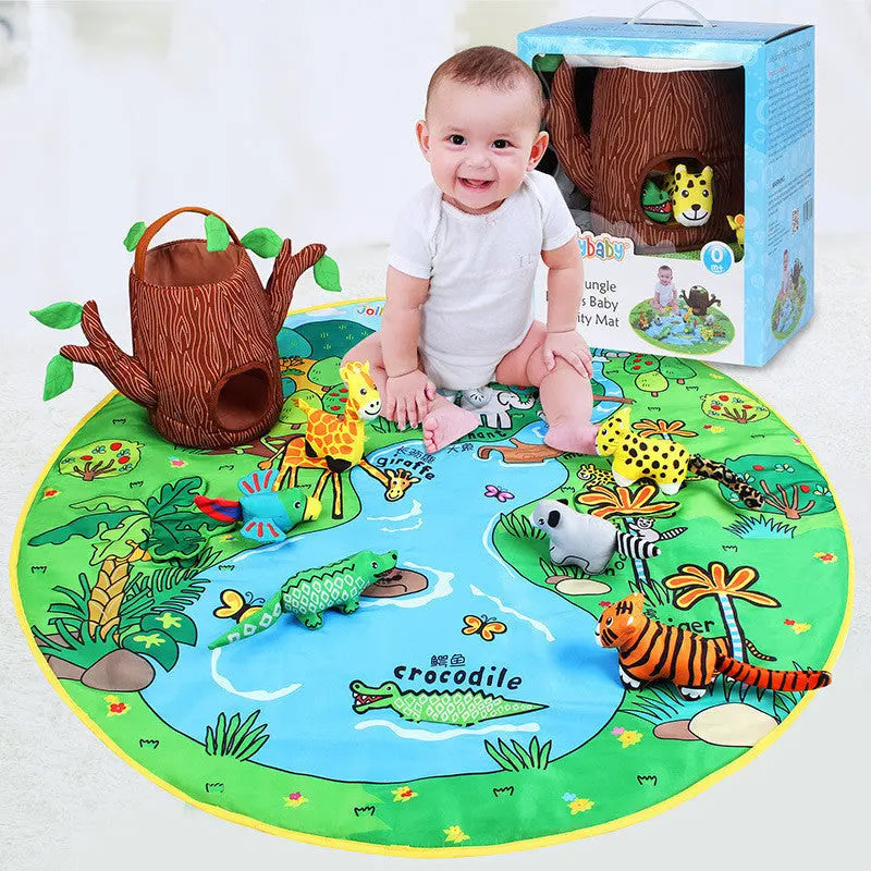 Baby Baby Play Blanket Early Education Animal Toys Angel Wishes