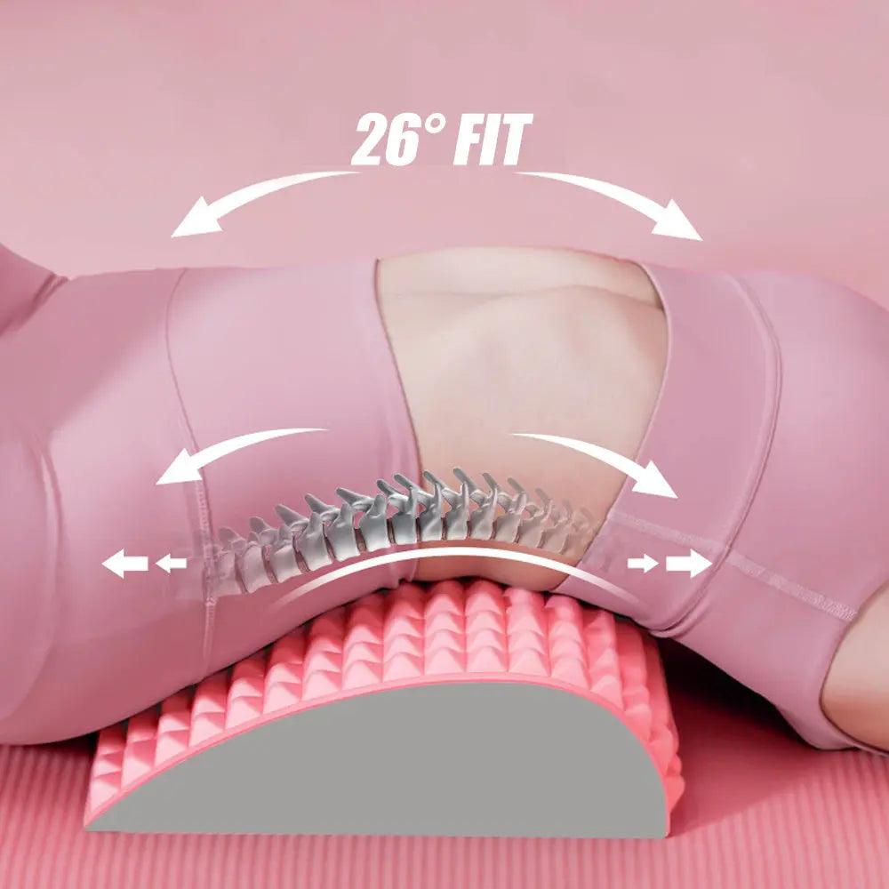Back Stretcher Pillow Neck Lumbar Support Massager For Neck Waist Back Sciatica Herniated Disc Pain Relief Massage Relaxation Angel Wishes