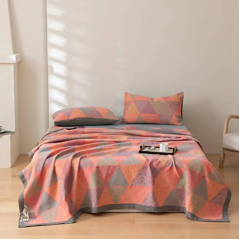 Multifunctional Three-layer Gauze Blanket Angel Wishes
