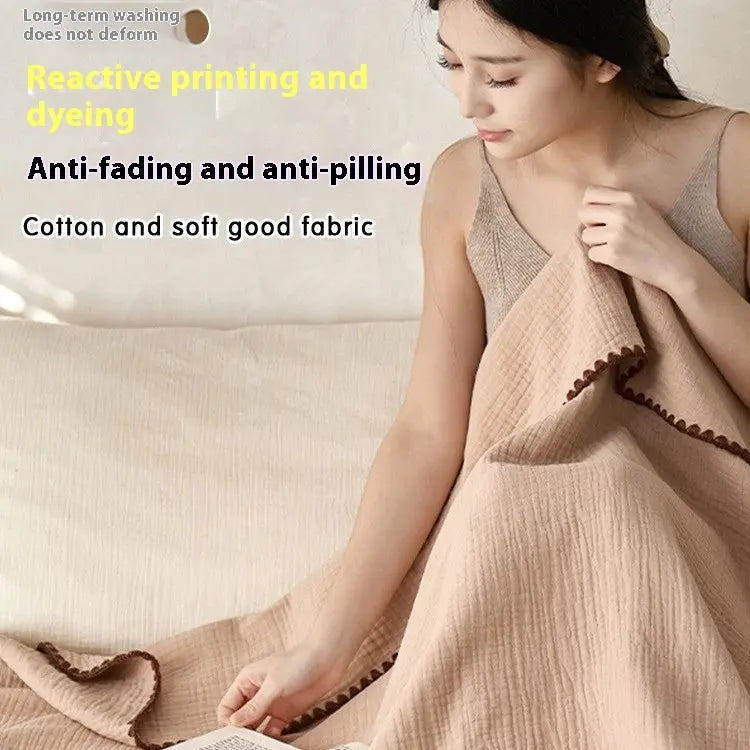Cotton Five-layer Yarn Multifunctional Blanket Angel Wishes