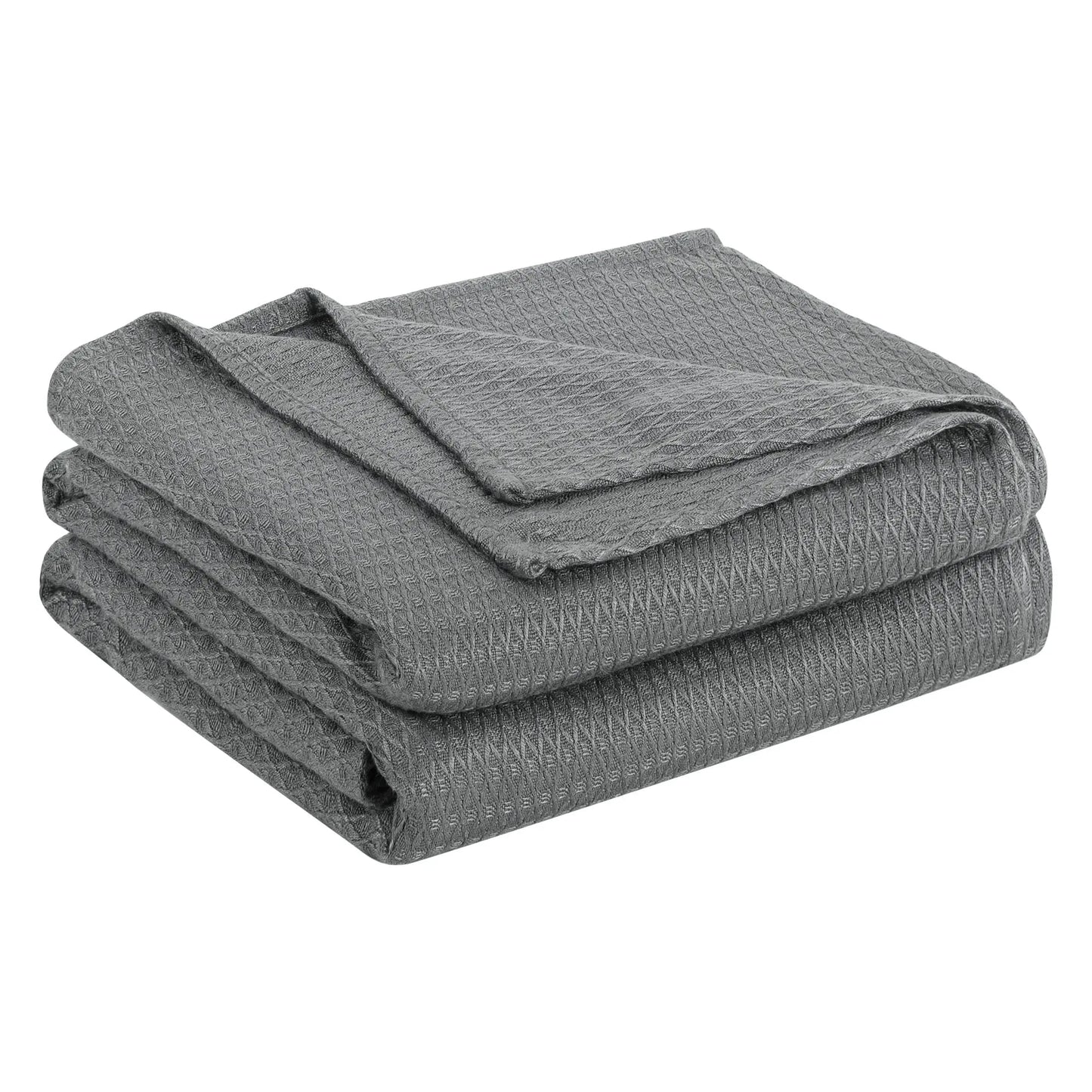 PiccoCasa Cooling Bamboo Blanket All Seasons Breathable for Hot Sleepers, Soft and Lightweight for Bed, Sofa Thin Blanket Summer Keep Cool Light Gray Single 150x200cm Angel Wishes