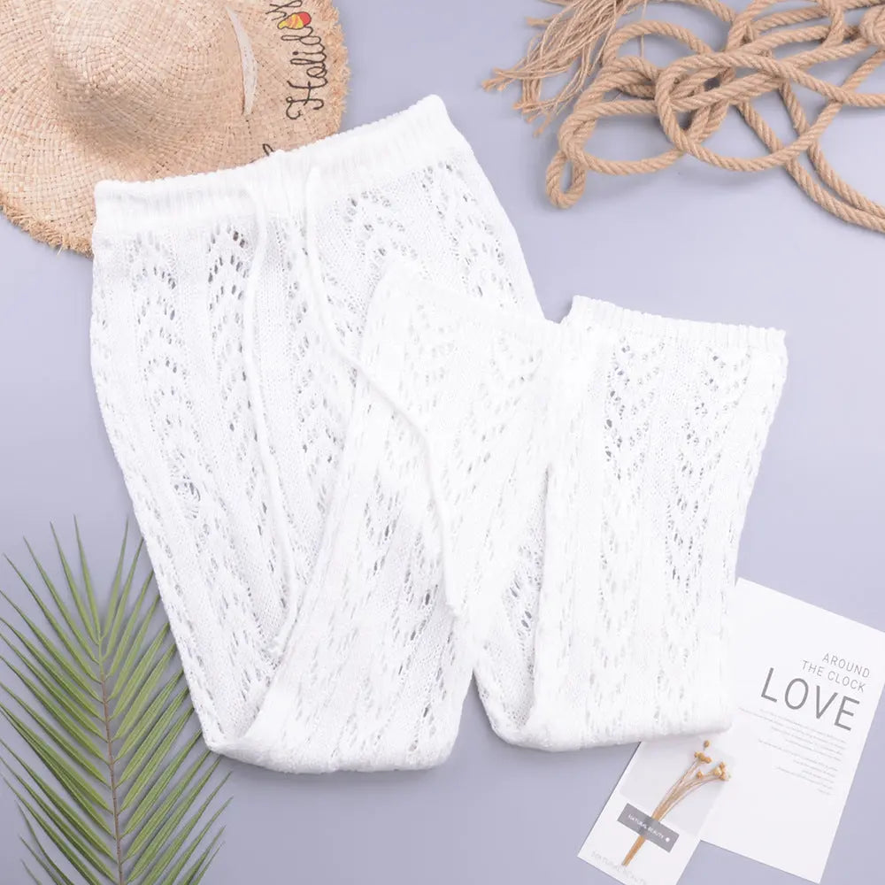 Crochet Trousers Beach Vacation Style Angel Wishes