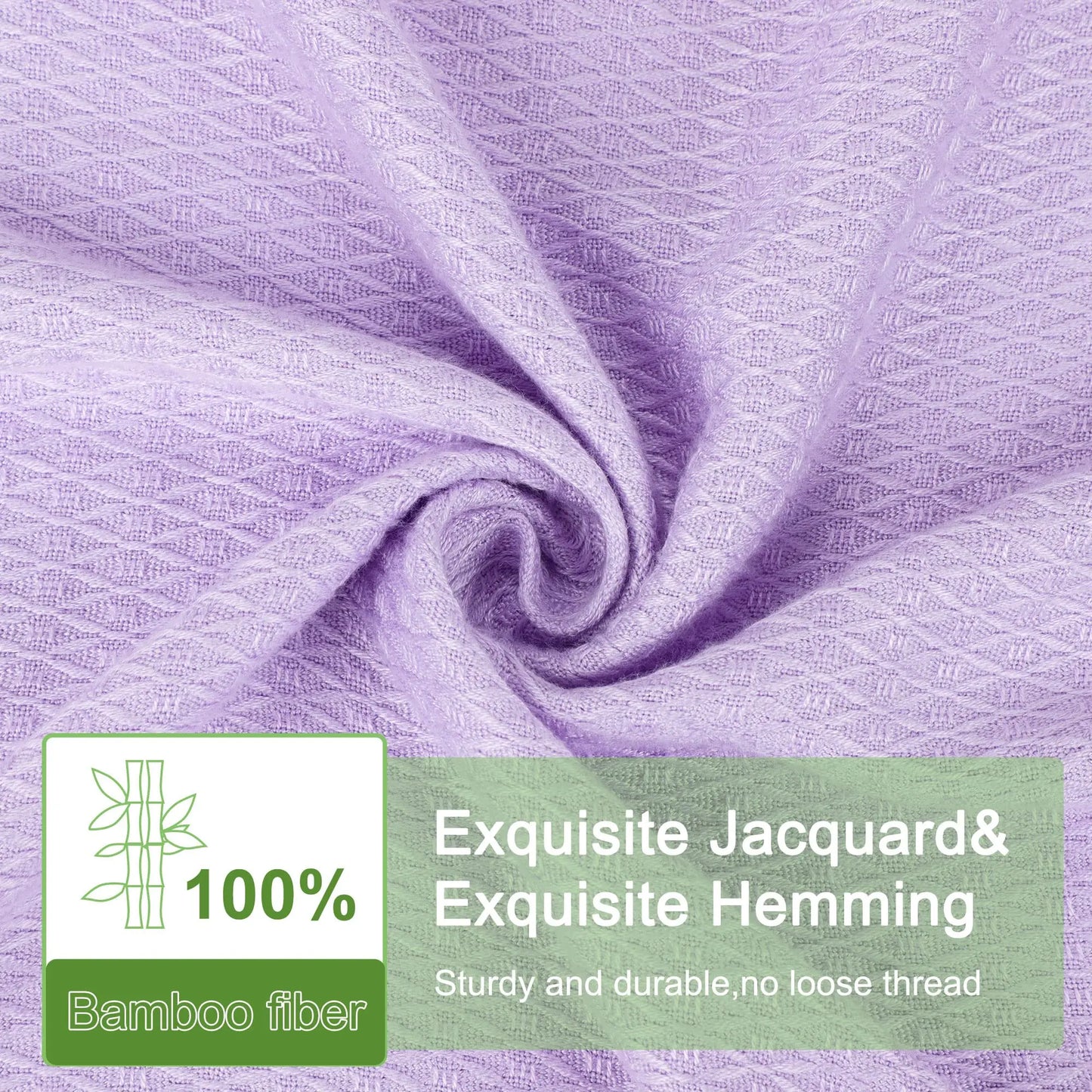 PiccoCasa Cooling Bamboo Blanket All Seasons Breathable for Hot Sleepers, Soft and Lightweight for Bed, Sofa Thin Blanket Summer Keep Cool Light Gray Single 150x200cm Angel Wishes