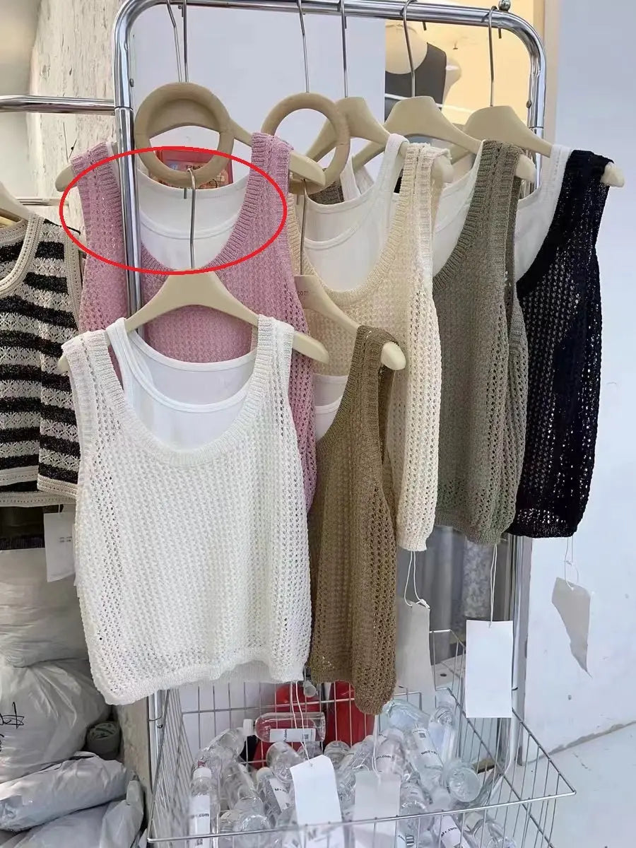 Knitted Sling Vest for Women Angel Wishes