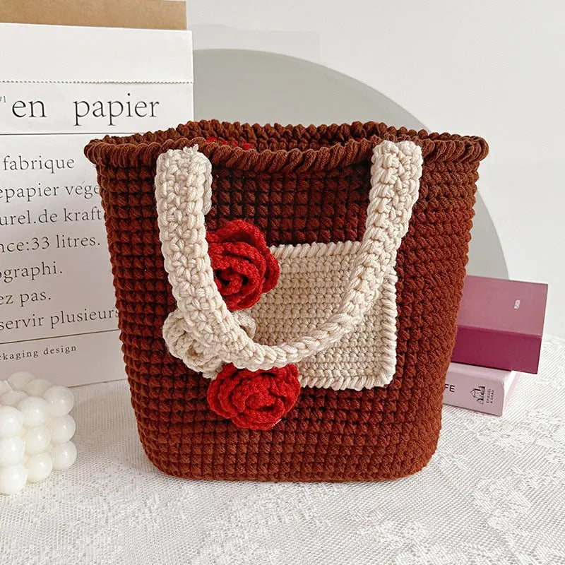 Wool Woven Rose Bags Angel Wishes