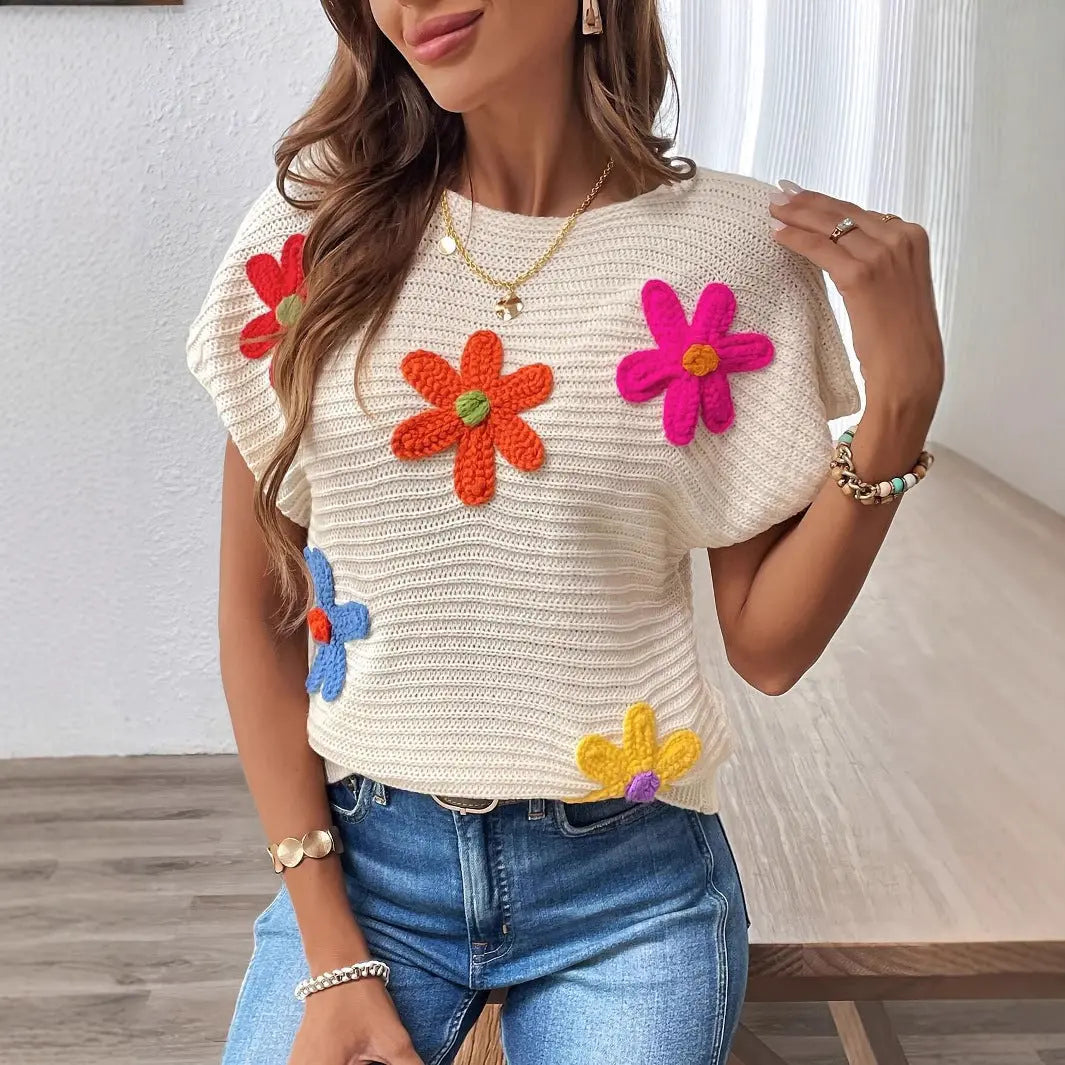 Summer Knitted Pullover Angel Wishes
