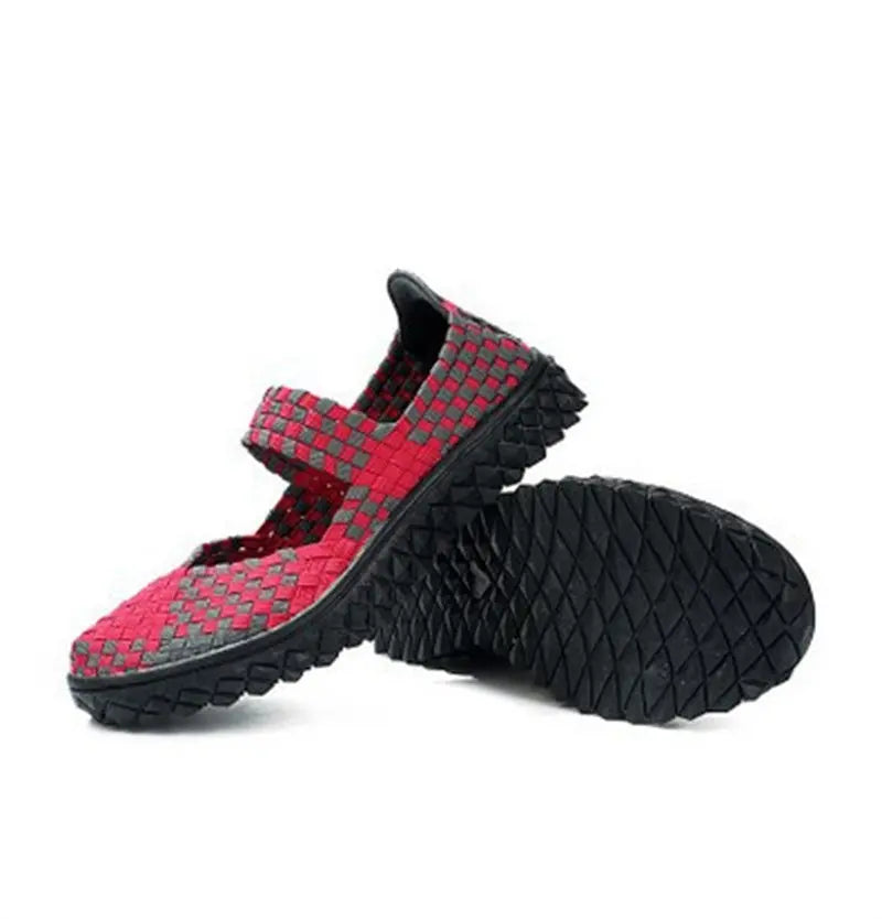 Women's Fashionable Casual And Versatile Hand-woven Shoes Angel Wishes