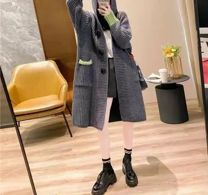 Hooded Cardigan Angel Wishes