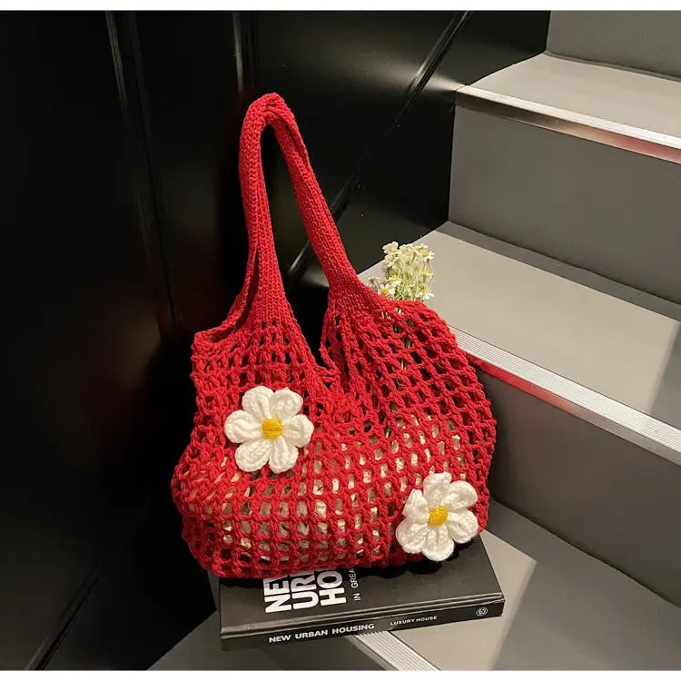 Knitted Handbag Angel Wishes