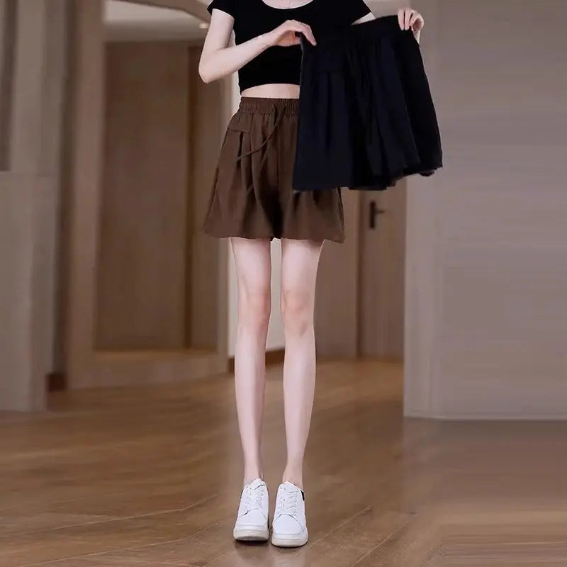 Casual High Waist Summer Plus Size Shorts Angel Wishes