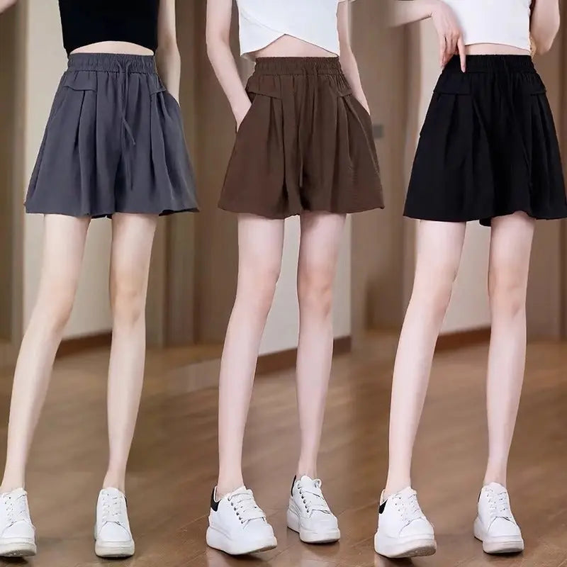 Casual High Waist Summer Plus Size Shorts Angel Wishes