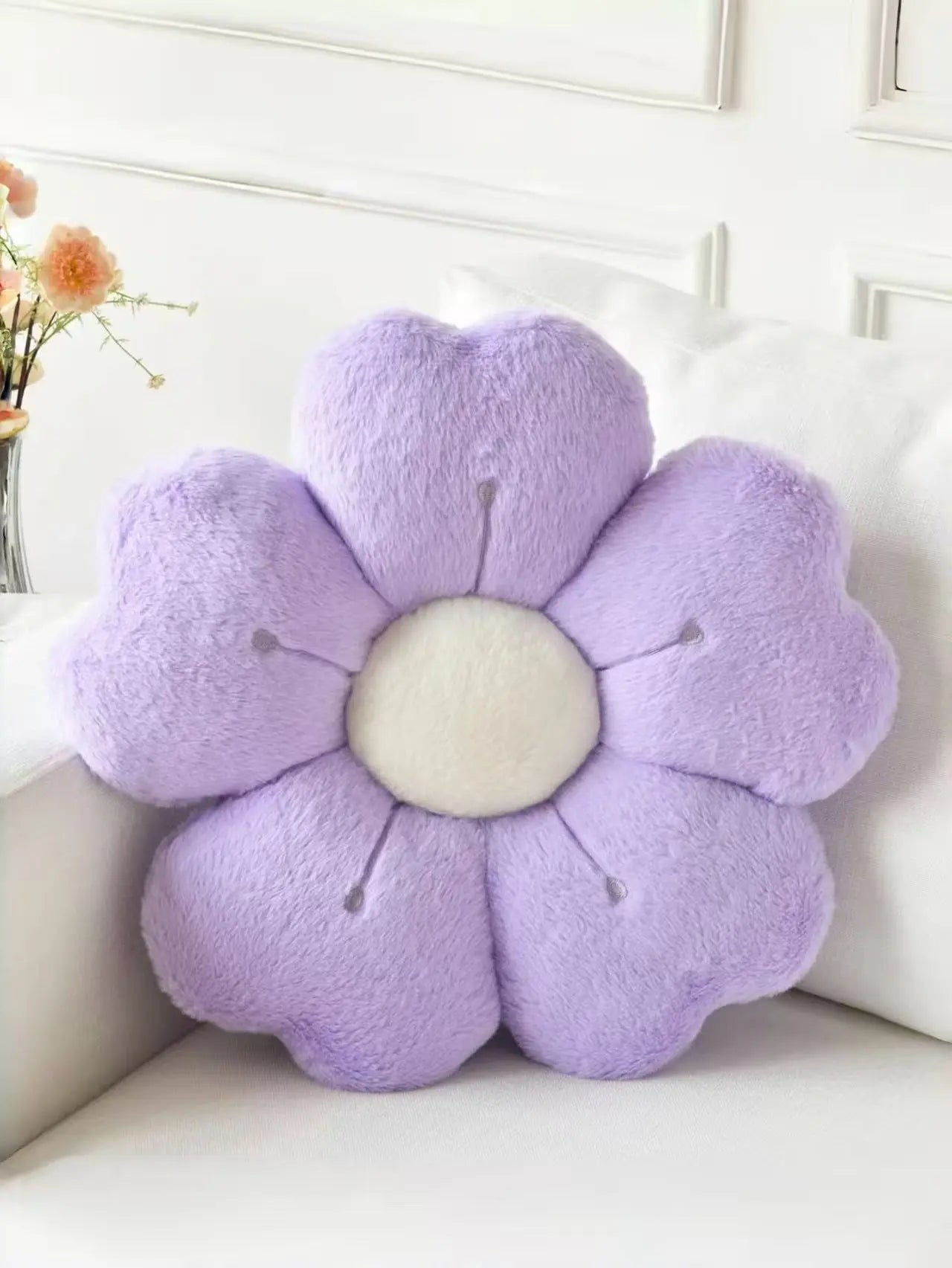 Home Creative Flower Cushion Plush Pillow Angel Wishes