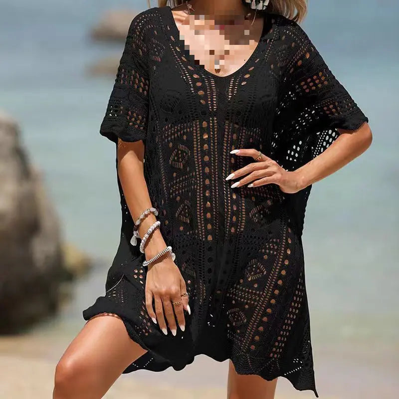 Crochet Bikini Seaside Vacation Smock Dress Angel Wishes
