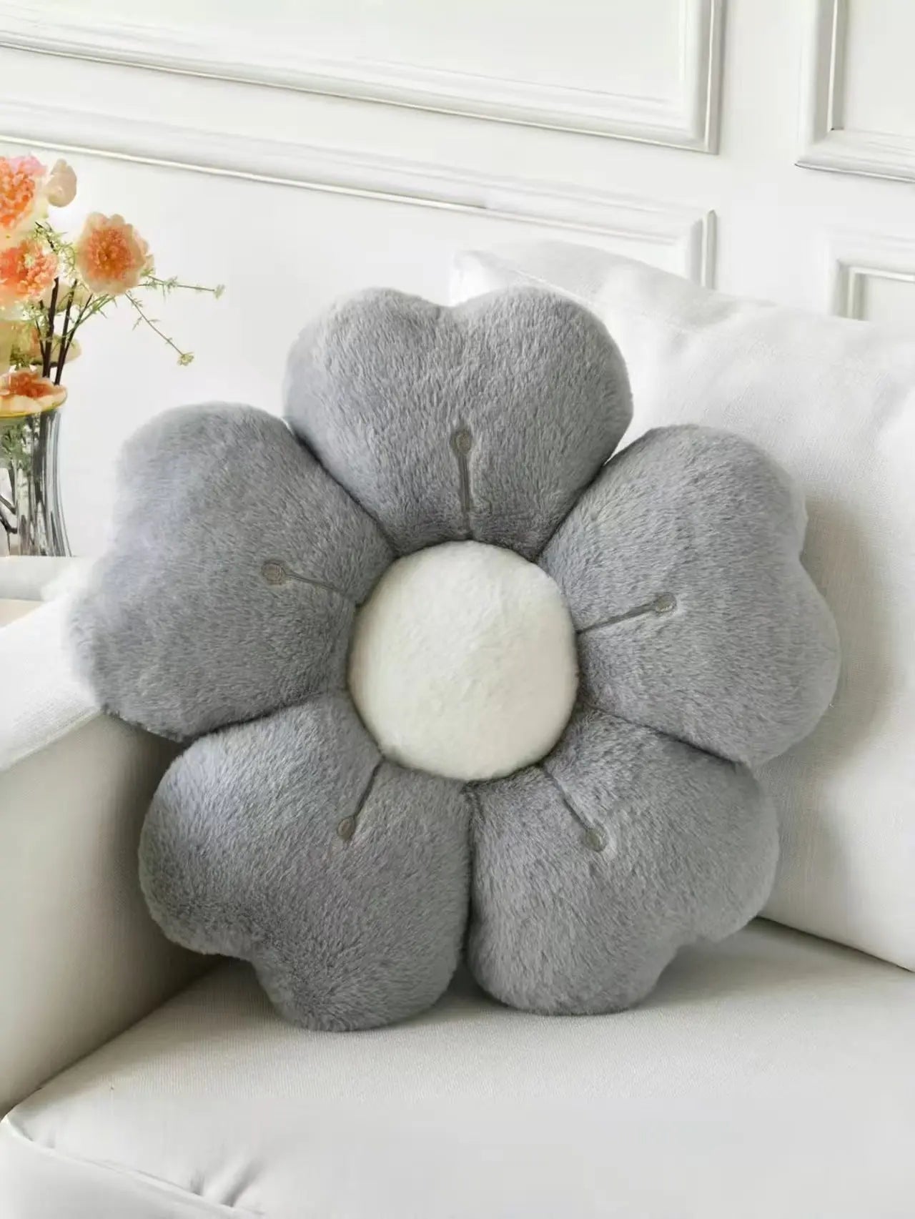 Home Creative Flower Cushion Plush Pillow Angel Wishes