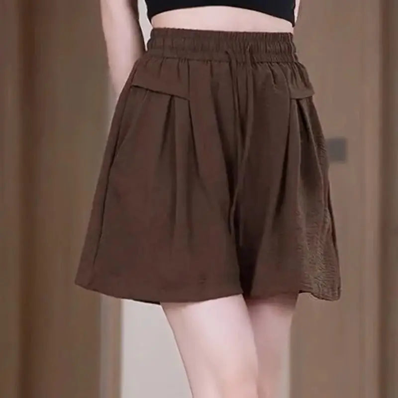Casual High Waist Summer Plus Size Shorts Angel Wishes