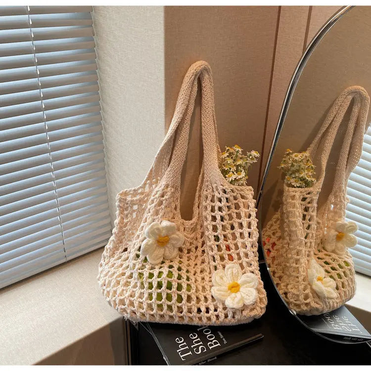 Knitted Handbag Angel Wishes