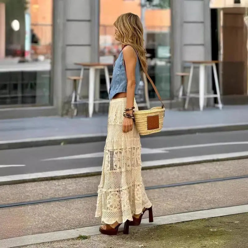 Crochet Lace Skirt Angel Wishes