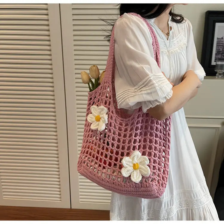Knitted Handbag Angel Wishes