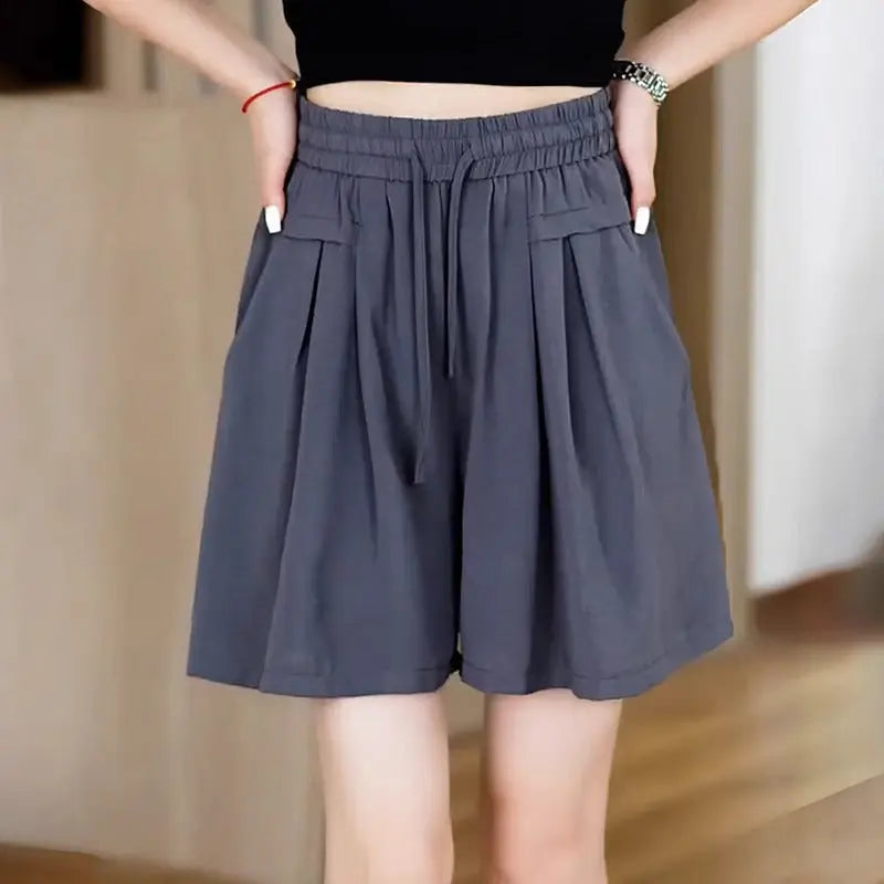 Casual High Waist Summer Plus Size Shorts Angel Wishes