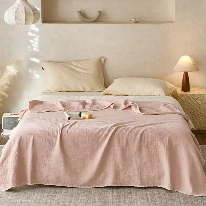 Cotton Five-layer Yarn Multifunctional Blanket Angel Wishes