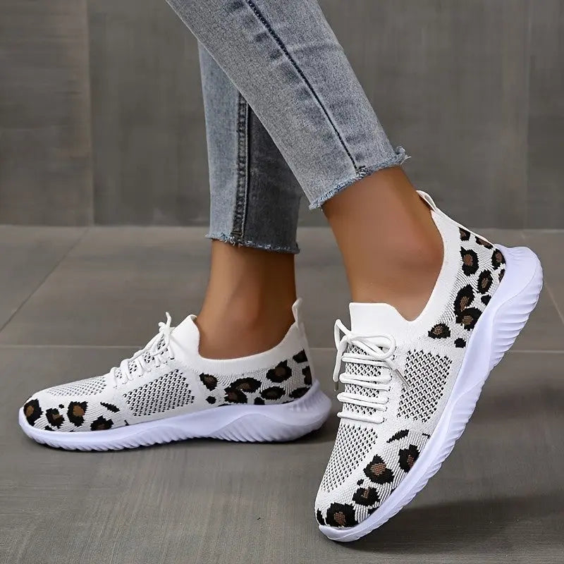 Leopard Print Sneakers Angel Wishes