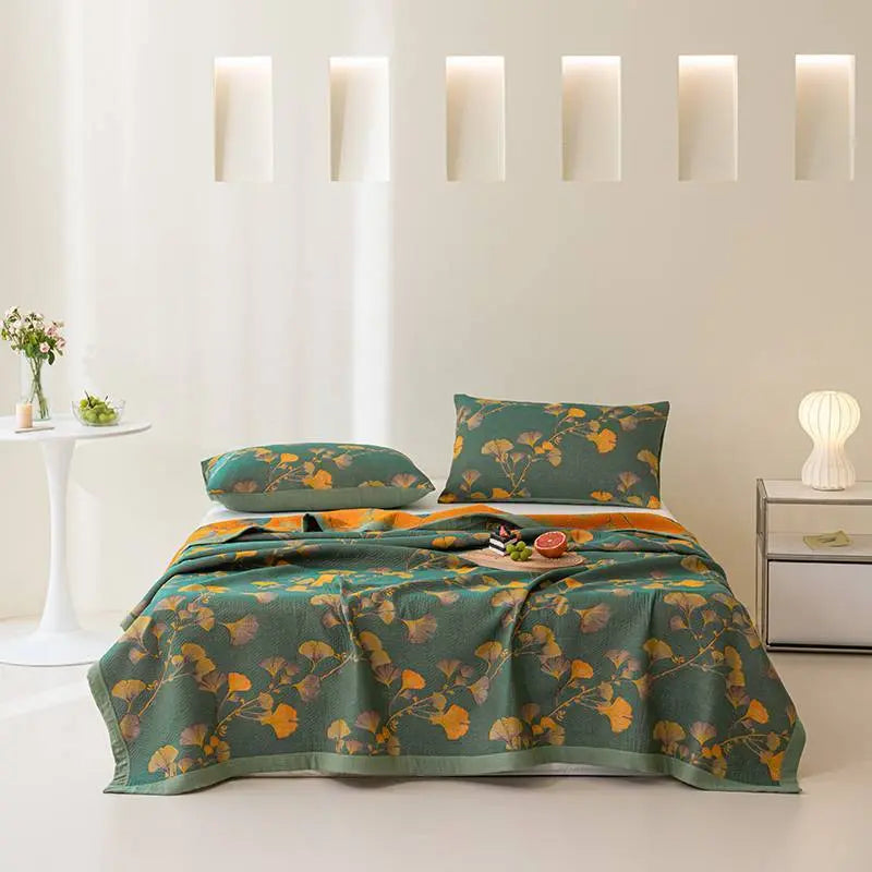 Multifunctional Three-layer Gauze Blanket Angel Wishes