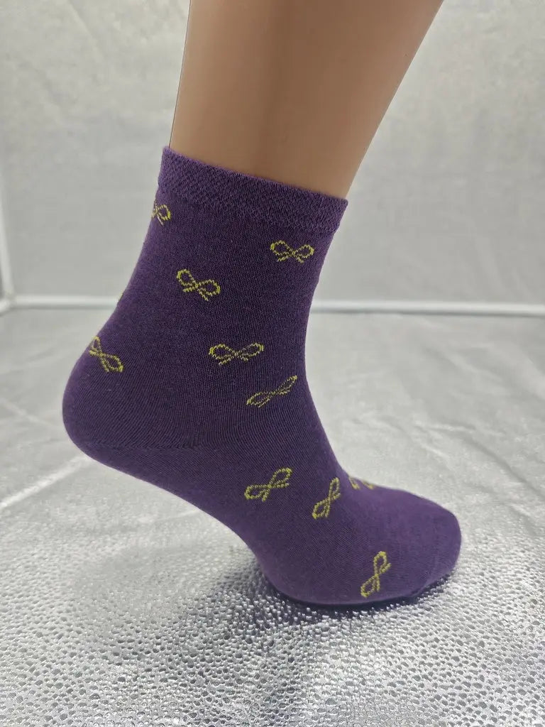 Set Of 6 12 Or 24 Pairs Womens Colorful Bow Socks Angel Wishes