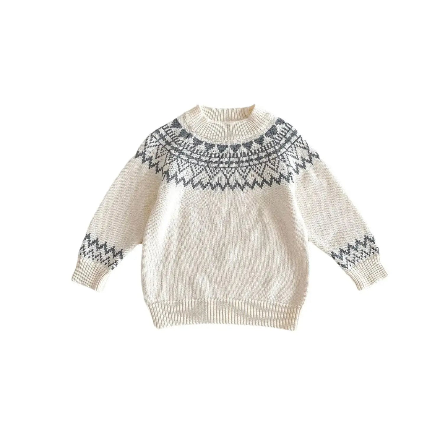 Boys And Girls Pullover Jacquard Angel Wishes