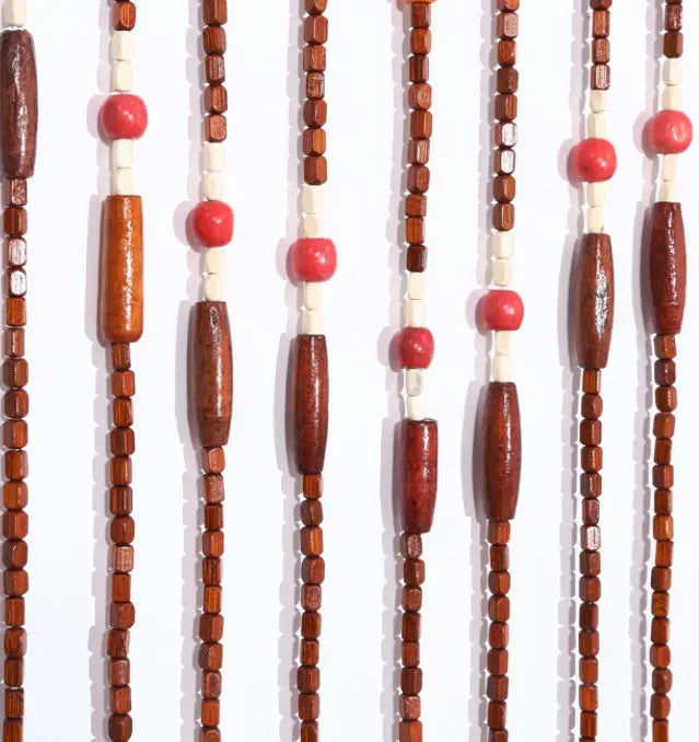 Three Wave Door Curtains Bamboo And Wood Bead Curtains Extended Version Angel Wishes