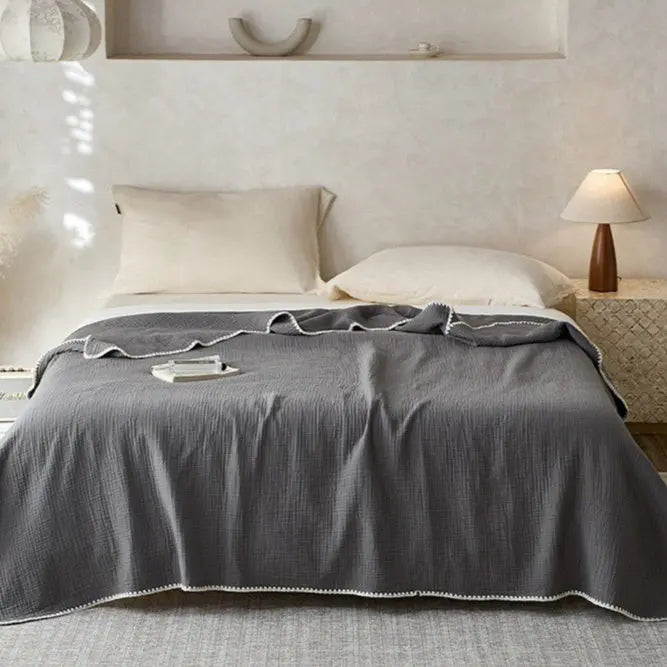 Cotton Five-layer Yarn Multifunctional Blanket Angel Wishes