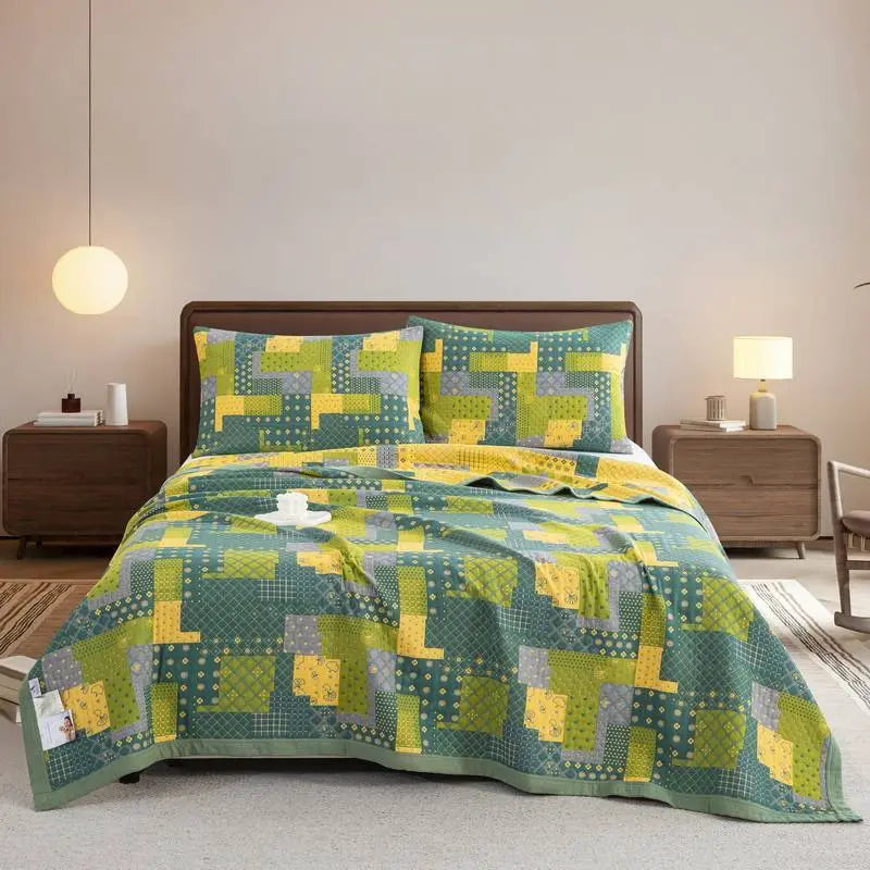 Multifunctional Three-layer Gauze Blanket Angel Wishes
