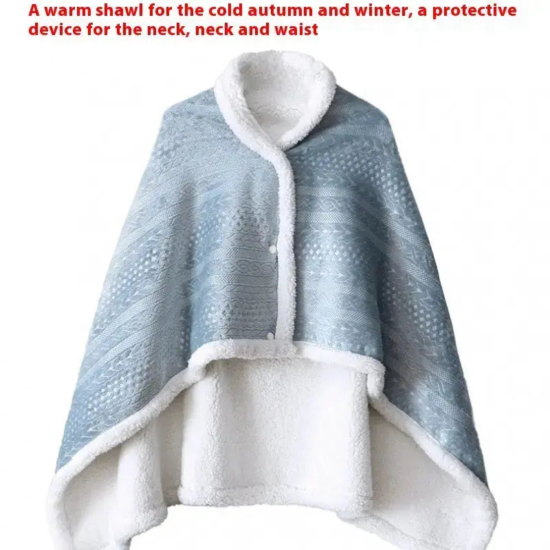 Double-layer Thickened Student Office Air Conditioning Room Nap Blanket Cover Leg Small Blanket Angel Wishes