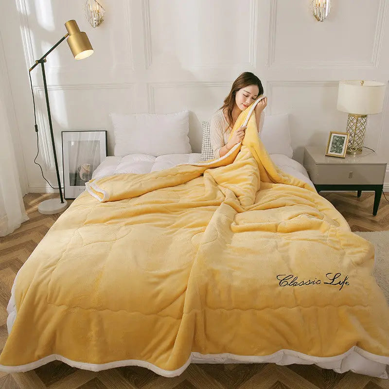 Magic Velvet Three Layer Thick Blanket Angel Wishes