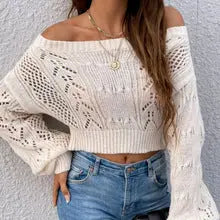 Hollow knitted Stylish top Angel Wishes