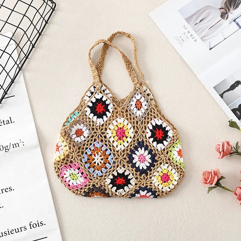 Crochet Weave Bags Vintage Hollow Bag Angel Wishes