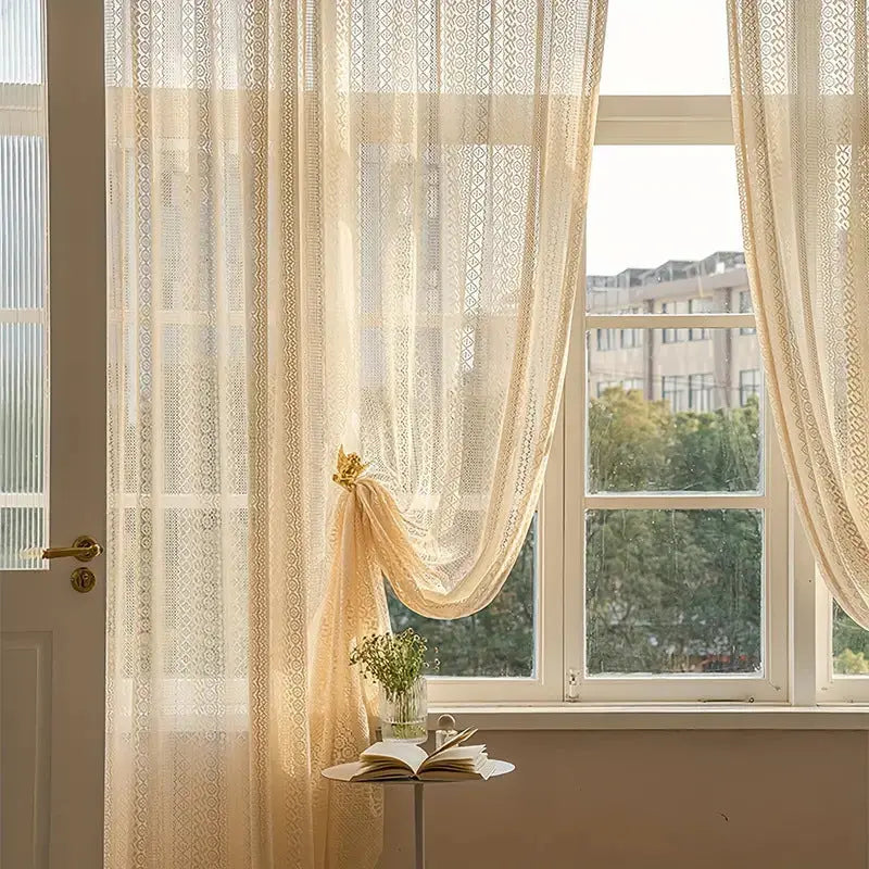 Lace Curtains Angel Wishes