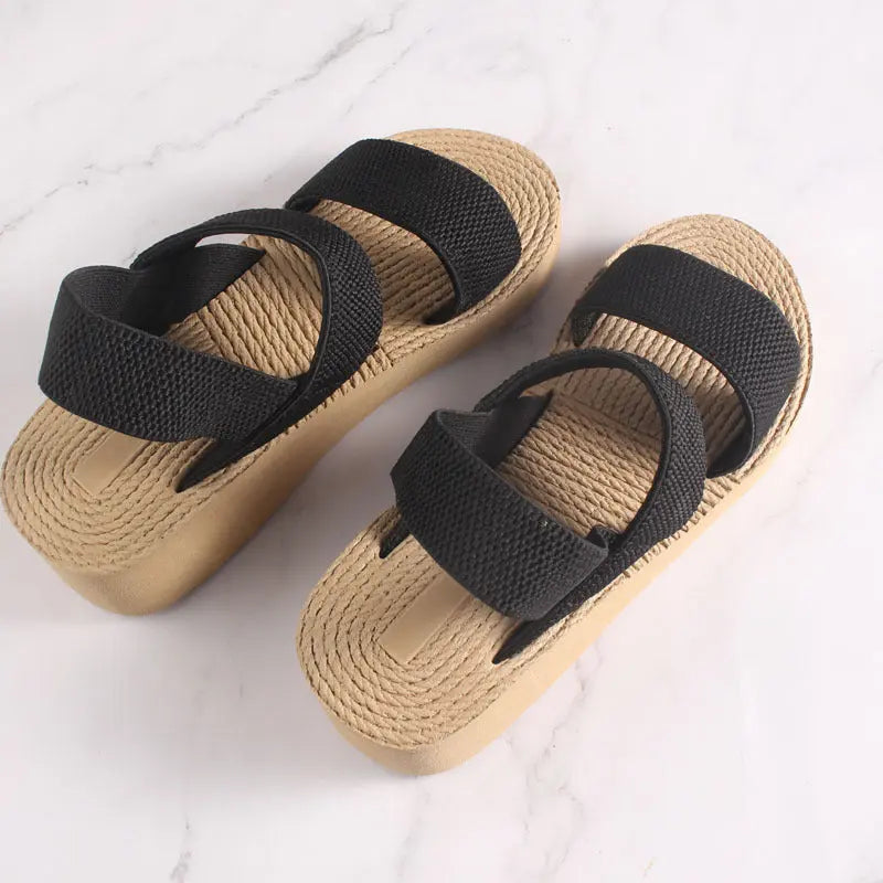 Ins Female Student Height Increasing Sandals Angel Wishes