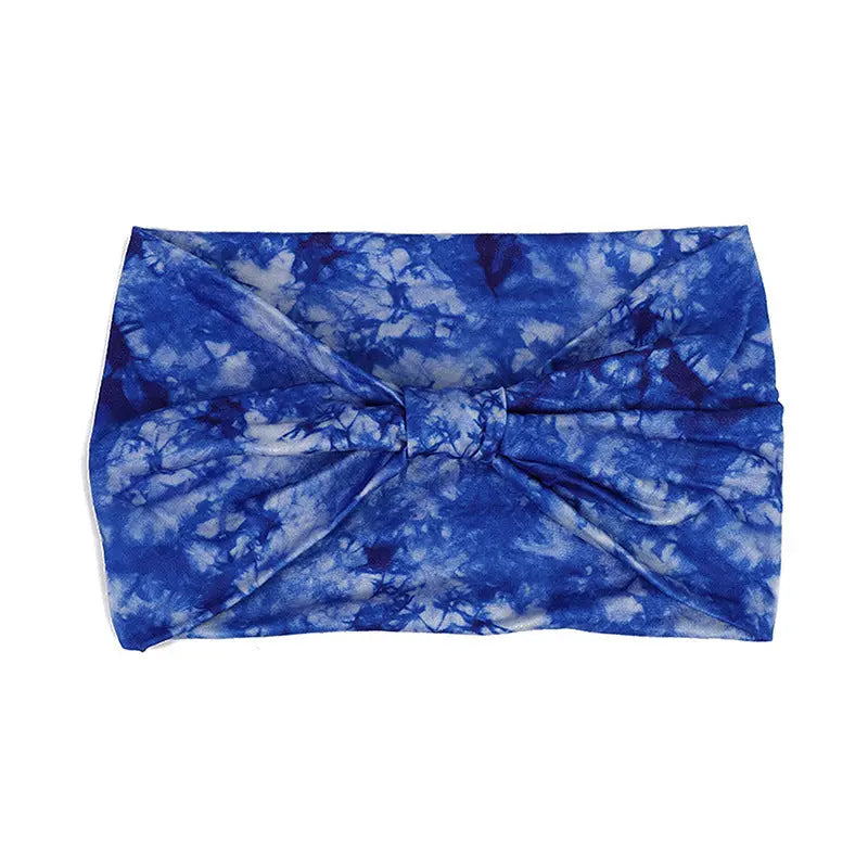 Tie-dye Sports Sweat-absorbent Hair Band Headscarf Angel Wishes