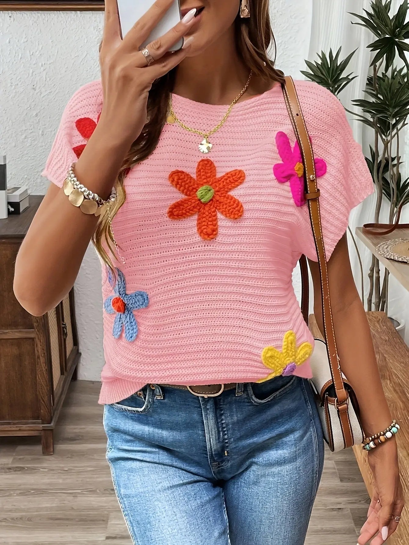 Summer Knitted Pullover Angel Wishes