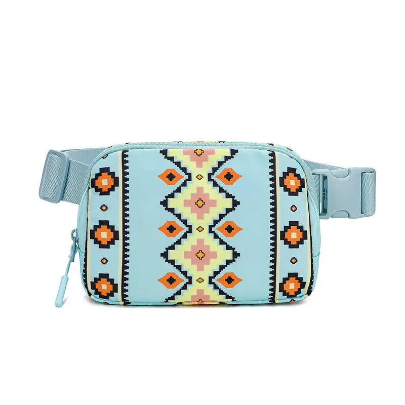 Fashionable Printed Waist Bag Angel Wishes