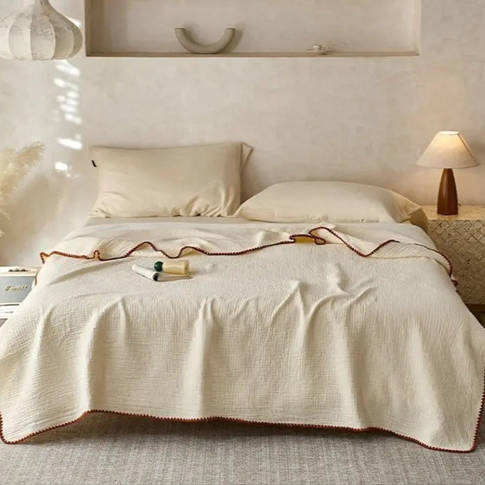 Cotton Five-layer Yarn Multifunctional Blanket Angel Wishes