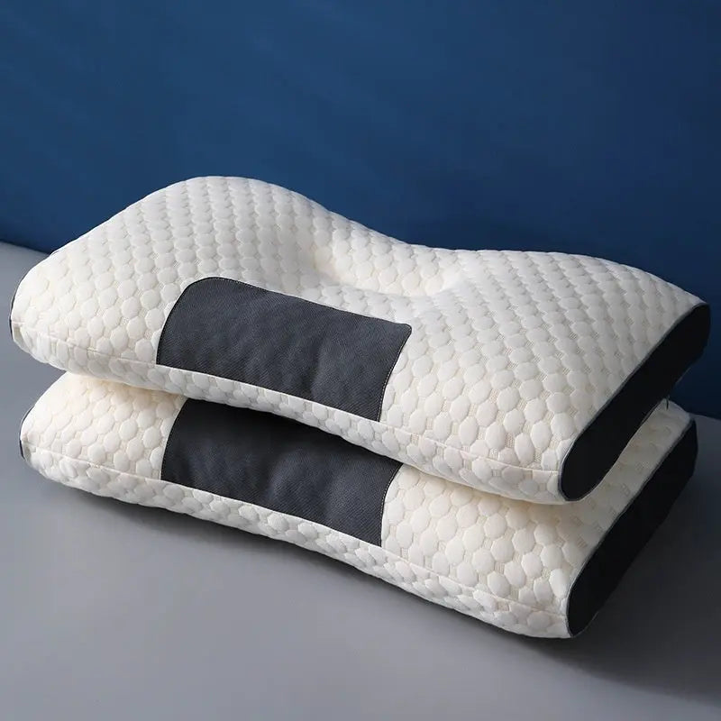 SPA Massage Neck Pillow Non-collapse Knitted Cotton Pillow Core Angel Wishes