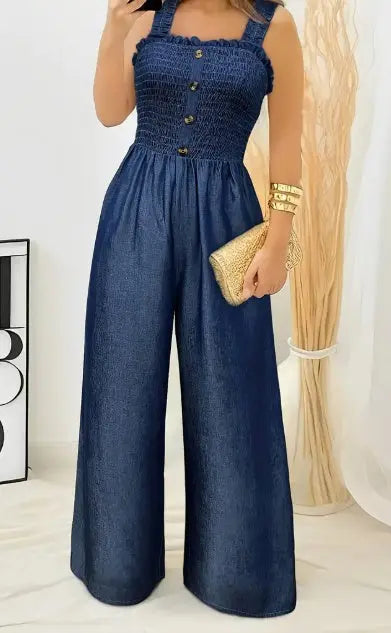 Stylish Sleeveless Jumpsuit Angel Wishes