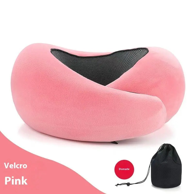 U-shape Pillow Memory Foam Neck Pillow Car Travel Neck Pillow Angel Wishes