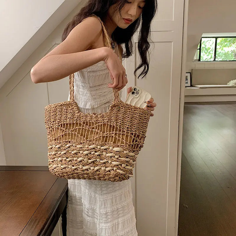 Fashion all match Woven Shoulder Bags Angel Wishes