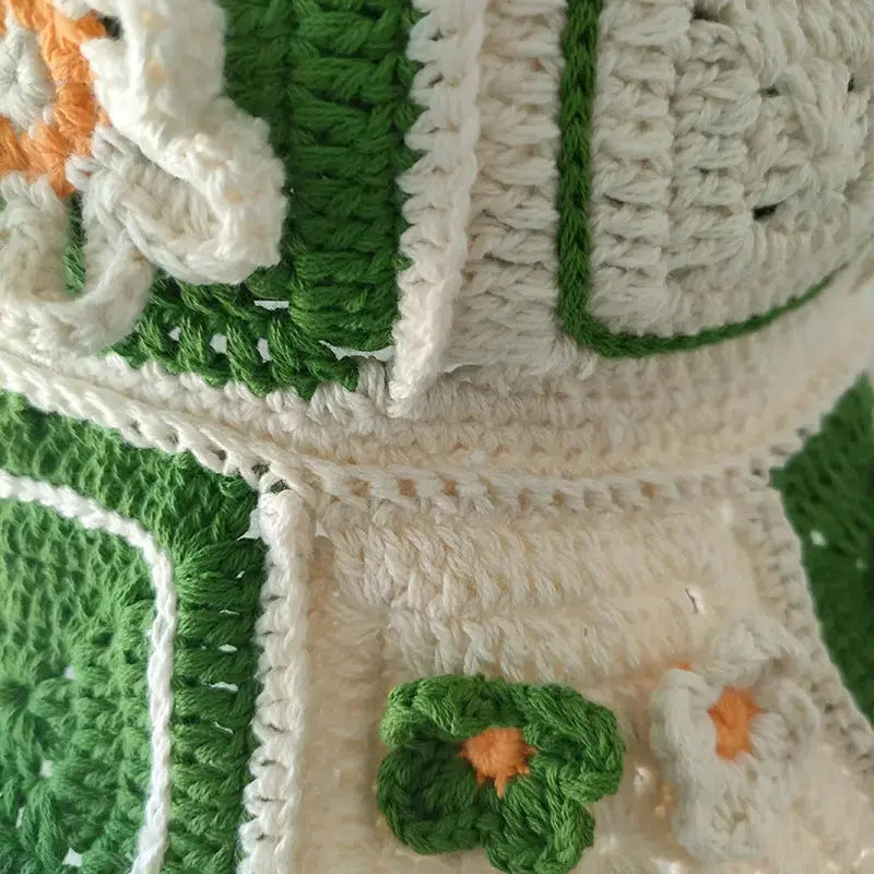 Handmade Art Crocheted Hat Breathable Cute Angel Wishes